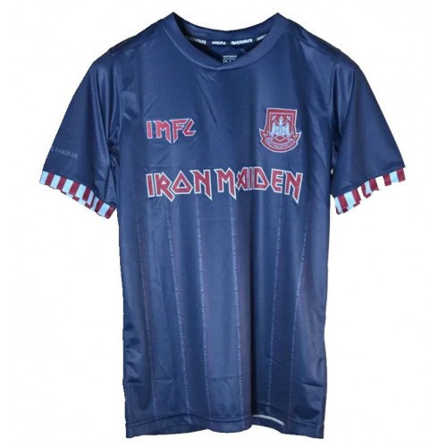 West Ham United Fodboldtrøjer Iron Maiden Udebanesæt Kort ærmer West Ham United Fodboldtrøjer Iron Maiden Udebanesæt Kort ærmer